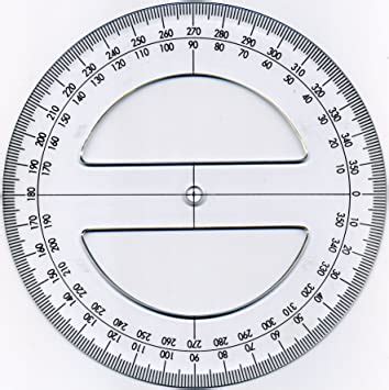 What is the maximum degree can be measured in circular protractor?