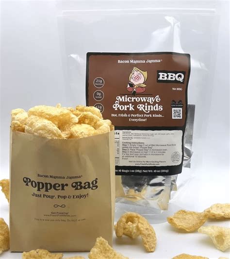 Amazon.com: Premium Microwave Pork Rinds (Barbecue), 1 Ounce (Pack of 10)