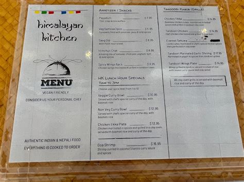HIMALAYAN KITCHEN, Honolulu - Menu, Prices & Restaurant Reviews ...