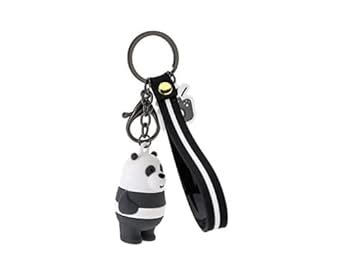 3NH® Cute Bear Keychain, ICE BEAR/GRIZZLY/PANDA Cute Cartoon Keychain ...
