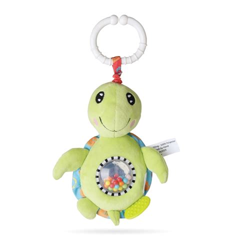 Nuluv Jittery Turtle- Rattle stroller toy| Available On The Mom Store