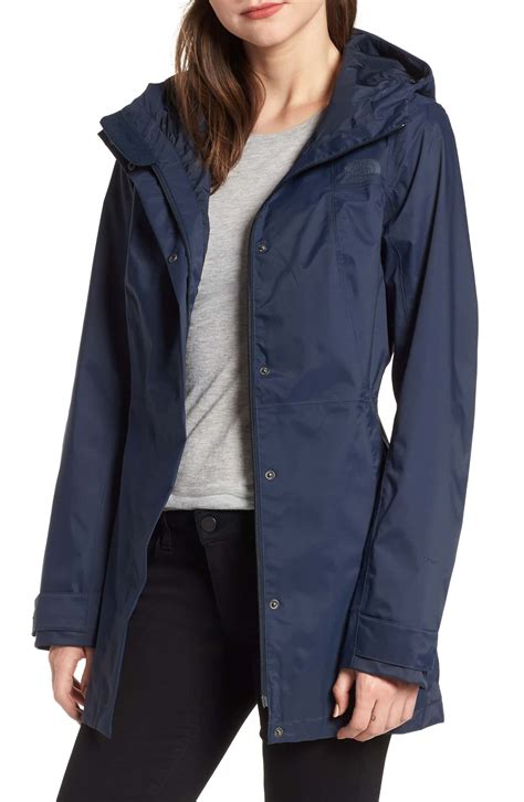 The North Face City Midi Waterproof Trench Raincoat | Nordstrom | North ...