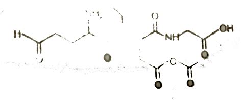Number of functional group present in the following compounds are: