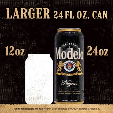 Modelo Negra Amber Lager Mexican Import Beer 24 oz Can - Shop Beer at H-E-B