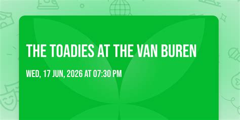 The Toadies at The Van Buren, The Van Buren, Phoenix, 17 June 2026 ...