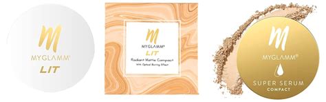 Buy MyGlamm LIT Radiant Matte Compact-Serving Face -9gm & Super Serum ...