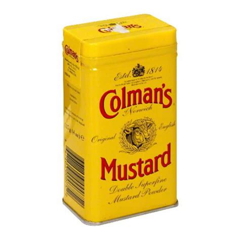 Colman's Mustard Powder 113 g Ultra-Fine Zesty Mustard Flour with Brown ...