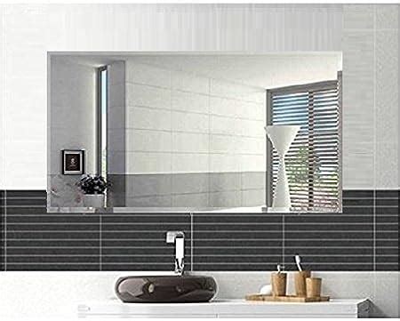 Buy SDG Rectangular Glass Wall Mirror (18 x 36 inch, Silver) Online at ...