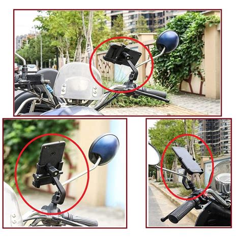 Full Metal Body Bike & Scooty 360 Degree Rotating Mobile Holder Stand ...