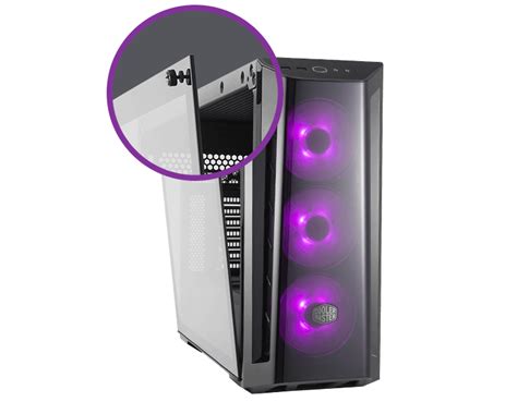COOLER MASTER MasterBox MB520 RGB Black ATX Mid Tower Computer Case
