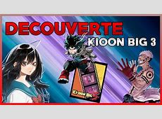 DÉCOUVERTE KIOON BIG 3   JUJUTSU KAISEN / ACT AGE / MY  