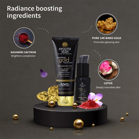 Golden Glow Day Care Combo | Gold face wash 100ml , Day Cream 30g ...