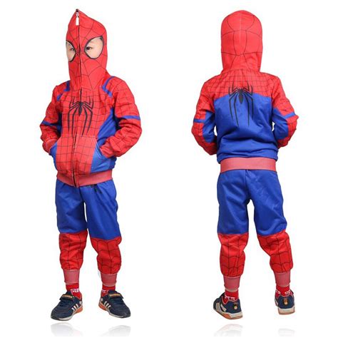 Buy Kids Spider-Verse Miles Morales Gwen Peter Cosplay Costume Jacket ...
