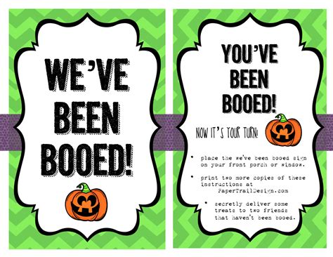 You Ve Been Booed Work Version Printable - Printable Free Templates