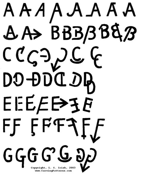 Cattle Brand Alphabet Font