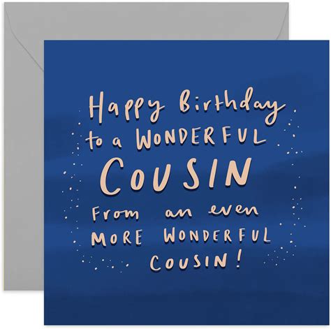 Birthday Wishes For Cousin Male