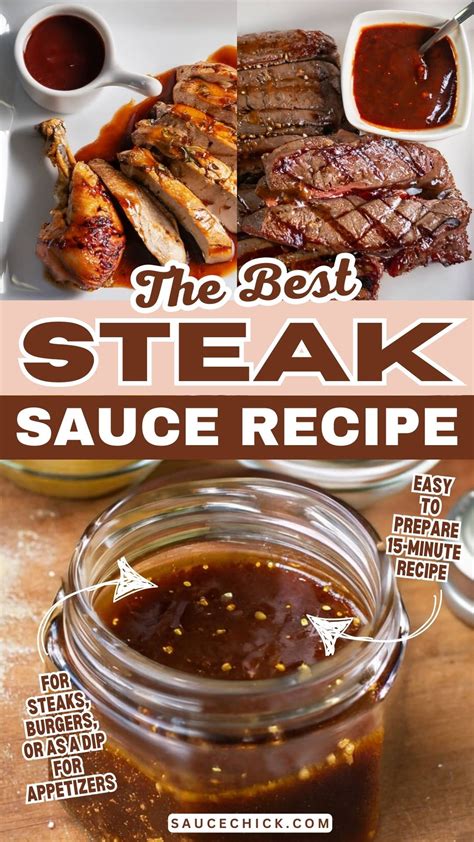 Steak Sauce Recipe | Time-Tested And Flavorful | Recipe | Homemade ...