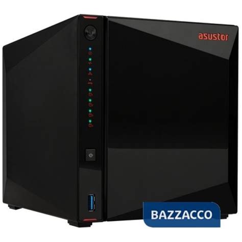 ASUSTOR NAS 4 BAY 4XSATA3 6GB/S, 4X 2.5/3.5 HDD/SSD, QUAD CORE 1.6GHZ ...