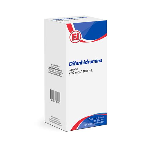 DIFENHIDRAMINA 250 MG SOLUCION 120 ML – eTrueba