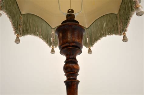 Antique Style Mahogany Floor Lamp | Marylebone Antiques