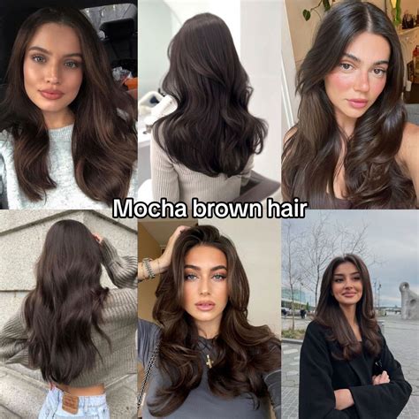 Mocha Brown Hair Color | Mocha brown hair, Mocha brown hair color ...