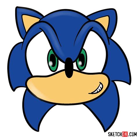 Image result for Sonic Face Sketch Tutorial