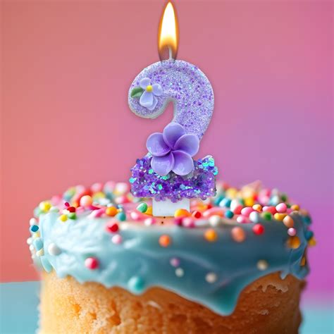 Roman Numeral Birthday Candles Set with Stand, Multicolor Number Cake ...