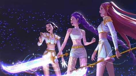 KPop Demon Hunters: Stunning 4K Ultra HD Wallpaper of Fierce Fighters