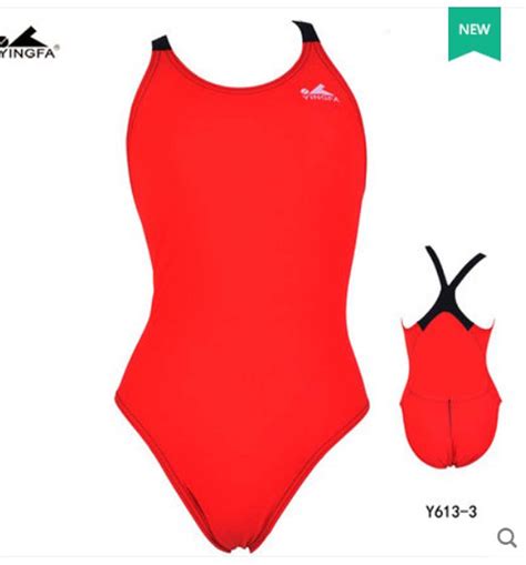 YINGFA 613-3 One Piece Training Swimsuit PBT Polyester Endurance ...