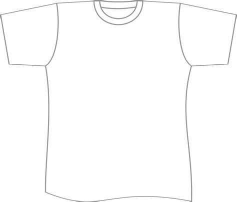 Printable Blank Tshirt Template - Cardtemplate.my.id