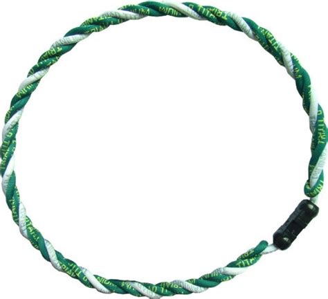 Buy Pinnacle Sports Triad Titanium Double Colors Necklace (Forest/White ...