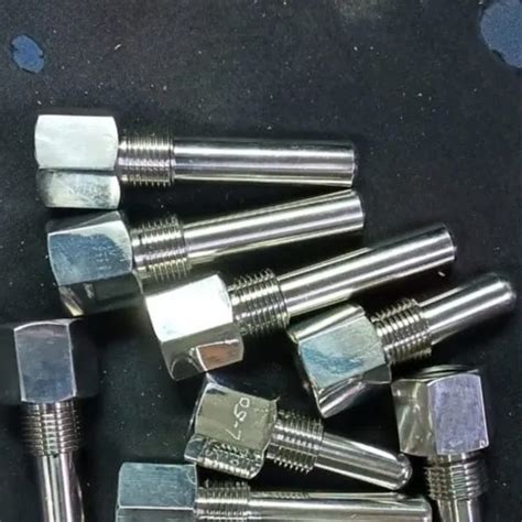 Stainless Steel Threaded Thermowell - Hexagonal Shape, Polished Surface ...