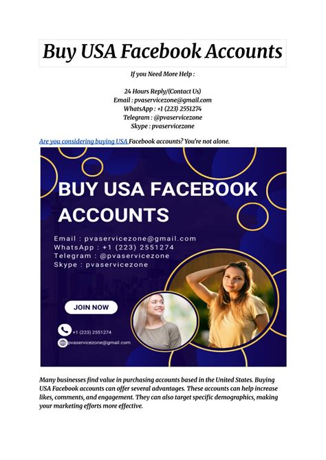 PPT - Buy USA Facebook Accounts (2) PowerPoint Presentation, free ...
