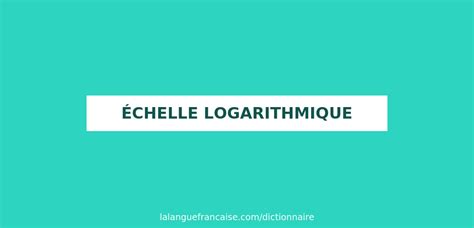 Image result for Echelle Logarithmique Explication Simple