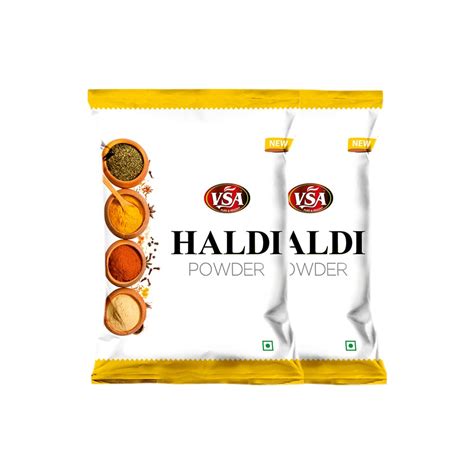 VSA Pack of 2 Haldi(Turmeric Powder 200gm) : Amazon.in: Grocery ...