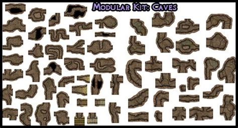 Heroic Maps - Modular Kit: Caves - Heroic Maps | | Caverns & Tunnels ...