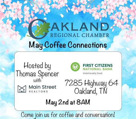 Coffee Connections, First Citizens National Bank, Arlington, 2 May 2024 ...