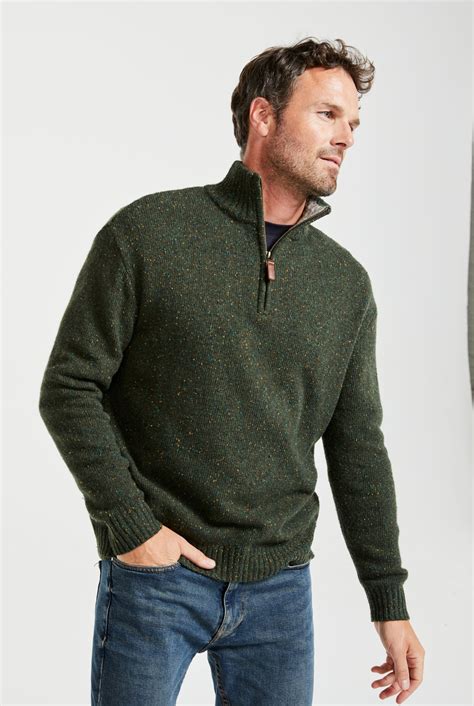 Belleek Troyer Mens Sweater - Green