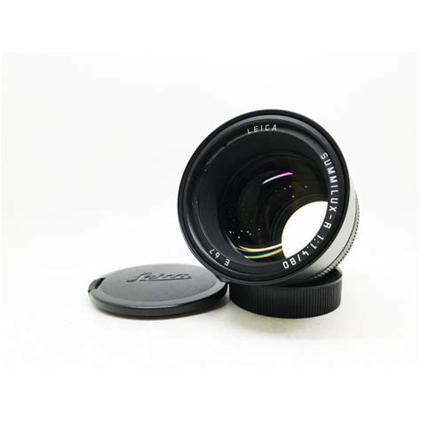 Leica Summilux-R 80mm f/1.4 Rom (11349) Black BRAND NEW Parallel ...