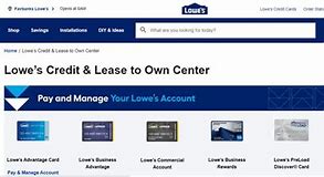 Image result for Lowe's Credit Card Account Access