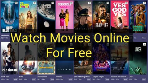 watch movies for free online