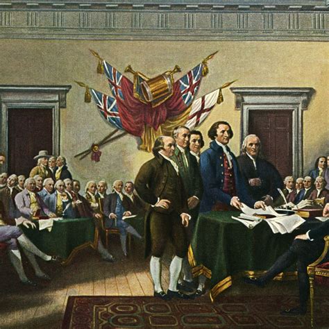 The Signing Of The Declaration Of Independence