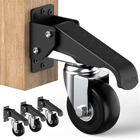 Snapklik.com : HOLKIE Retractable Casters Heavy Duty Casters