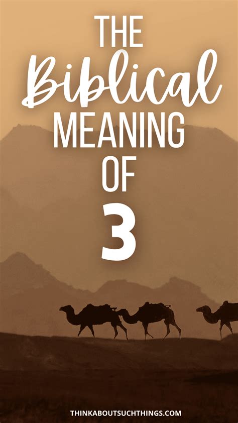 Bible Significance Of 3
