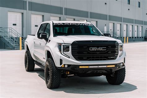 GMC Sierra Wide body long travel suspension prerunner supercharger build
