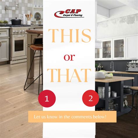 CAP Carpet & Flooring on LinkedIn: Kitchen design dilemma: Light ...