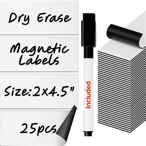 Amazon.com : Write On Magnets Dry Erase for Fridge - 6 Pack - 8x6 in ...