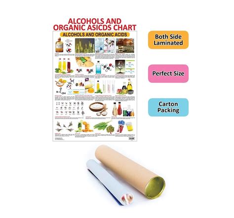 Dreamland Alcohols and Organic Acids Chart for kids 12Y+, Multicolour