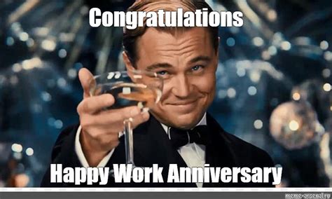 Meme: "Congratulations Happy Work Anniversary" - All Templates - Meme ...