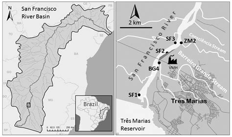 Sao Francisco River Map